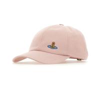Vivienne Westwood - Casquette de baseball Orb brodée - Femme - Accessoires - Rose - Taille: S/M