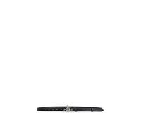 Vivienne Westwood - Ceinture fine à boucle Orb Line - Femme - Accessoires - Noir - Taille: M/L