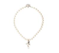 Vivienne Westwood - Collier Choker avec Pendentif Perle - Femme - Accessoires - Jaune - Taille: ONE Size