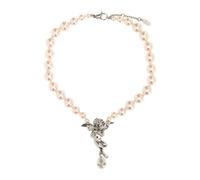 Vivienne Westwood - Collier Perles Putti Large - Femme - Accessoires - Blanc - Taille: ONE Size