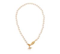 Vivienne Westwood - Collier Simonetta - Femme - Accessoires - Beige - Taille: ONE Size