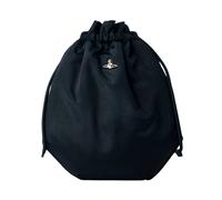 Vivienne Westwood - Sac bandoulière à cordon de serrage avec motif Orb - Femme - Sacs - Noir - Taille: ONE Size