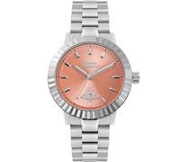 Vivienne Westwood Dulwich Montre à quartz pour femme 34 mm, Orange, Bracelet
