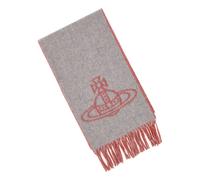 Vivienne Westwood - Écharpe Double Orb Unique - Femme - Accessoires - Gris - Taille: ONE Size