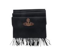 Vivienne Westwood - Écharpe longue brodée Orb - Femme - Accessoires - Noir - Taille: ONE Size