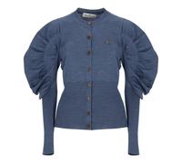 Vivienne Westwood - Eli Cardigan - Femme - Pulls - Bleu - Taille: 38 FR