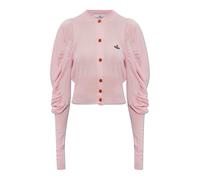 Vivienne Westwood - Eli Cropped Cardigan - Femme - Pulls - Rose - Taille: 36 FR