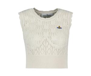 Vivienne Westwood - Ella T-Shirt - Femme - Pulls - Blanc - Taille: 38 FR
