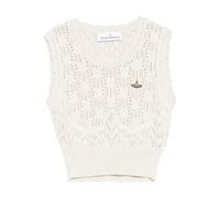 Vivienne Westwood - Ella Top - Femme - Pulls - Beige - Taille: 38 FR