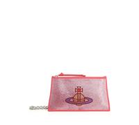 Vivienne Westwood - Embellished Leather Clutch - Femme - Sacs - Rose - Taille: ONE Size