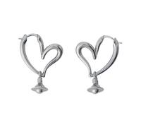 Vivienne Westwood - Emily Earrings - Femme - Accessoires - Gris - Taille: ONE Size