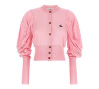 Vivienne Westwood, Femme, Pulls, Rose, Taille: 38 FR Eli Cropped Cardigan