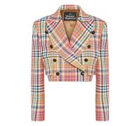 Vivienne Westwood, Femme, Vestes, Multicolore, Taille: 38 FR LS Cut Off Jacket