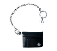 Vivienne Westwood - Flat Chain Card Holder - Homme - Accessoires - Noir - Taille: ONE Size