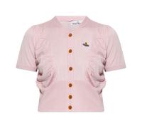 Vivienne Westwood - Gilet à Manches Froncées - Femme - Pulls - Rose - Taille: 42 FR
