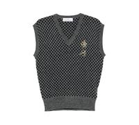 Vivienne Westwood - Gilet Checkmate - Homme - Pulls - Gris - Taille: S