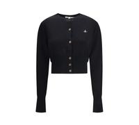 Vivienne Westwood, Femme, Pulls, Noir, Taille: 42 FR Bea Cropped Cardi