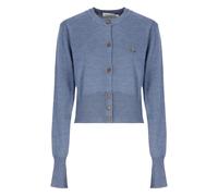 Vivienne Westwood - Gilet court Bea - Femme - Pulls - Bleu - Taille: 40 FR