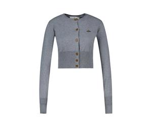 Vivienne Westwood - Gilet court Bea - Femme - Pulls - Gris - Taille: 42 FR