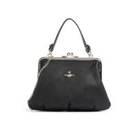 Vivienne Westwood Granny Frame Saffiano Sac bandoulière noir, saffiano cuir de vache, femme
