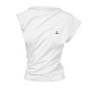 Vivienne Westwood - Hebo T-shirt - Femme - Tops - Blanc - Taille: 36 FR