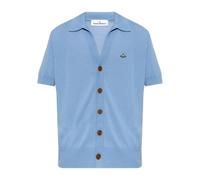 Vivienne Westwood, Homme, Pulls, Bleu, Taille: L Polo Cardigan