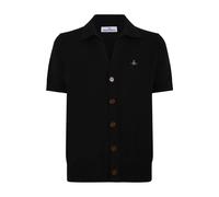 Vivienne Westwood, Homme, Pulls, Noir, Taille: M Polo Cardigan