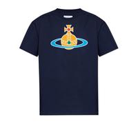 Vivienne Westwood, Homme, Tops, Bleu, Taille: S T-shirt imprimé