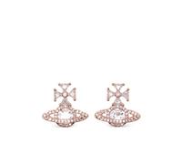 Vivienne Westwood - Lee Orb Earrings - Femme - Accessoires - Rose - Taille: ONE Size