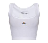 Vivienne Westwood - Logo Top - Femme - Tops - Blanc - Taille: 40 FR