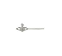 Vivienne Westwood - Mini Bas Relief Bobby Pin - Femme - Accessoires - Gris - Taille: ONE Size