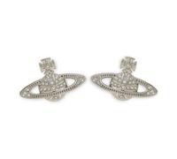 Vivienne Westwood - Mini Bas Relief Earrings - Femme - Accessoires - Gris - Taille: ONE Size
