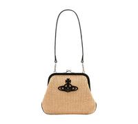 Vivienne Westwood - Orb Clutch - Femme - Sacs - Beige - Taille: ONE Size