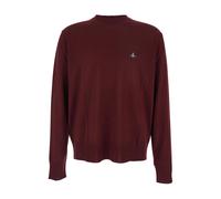 Vivienne Westwood - Orb Crewneck Sweater - Homme - Pulls - Rouge - Taille: S