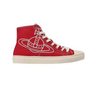 Vivienne Westwood - Orb HighTop Canvas Baskets - Homme - Chaussures - Rouge - Taille: 43 EU