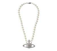 Vivienne Westwood - Pendentif Orb Collier de Perles - unisex - Accessoires - Gris - Taille: ONE Size