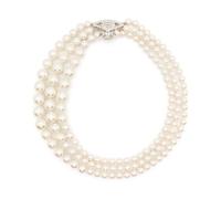 Vivienne Westwood - Perle Cristal Orb Plaque Boucles d'oreilles - Femme - Accessoires - Blanc - Taille: ONE Size