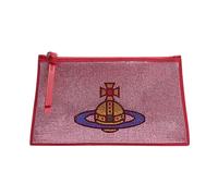 Vivienne Westwood - Embellished Leather Clutch - Femme - Sacs - Rose - Taille: ONE Size