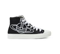 Vivienne Westwood - Plimsoll High Top Canvas - Femme - Chaussures - Noir - Taille: 41 EU