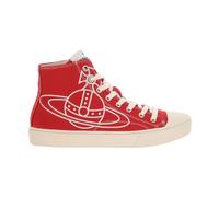 Vivienne Westwood - Plimsoll High Top Canvas - Femme - Chaussures - Rouge - Taille: 40 EU