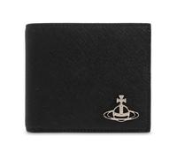 Vivienne Westwood - Portefeuille Bi-Fold Orb - Homme - Accessoires - Noir - Taille: ONE Size