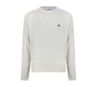 Vivienne Westwood - Pull Col Rond Alex - Homme - Pulls - Blanc - Taille: S