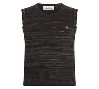 Vivienne Westwood - Pull sans manches avec logo brodé - Femme - Pulls - Multicolore - Taille: 42 FR