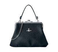 Vivienne Westwood - Sac à main style porte-monnaie de grand-mère - Femme - Sacs - Noir - Taille: ONE Size