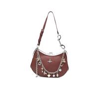 Vivienne Westwood - Sac bandoulière à fermoir bijou - Femme - Sacs - Rouge - Taille: ONE Size