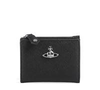 Vivienne Westwood Saffiano Plain Slim Étui à cartes crédit noir, synthétique, femme