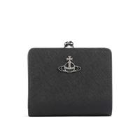 Vivienne Westwood Saffiano Portefeuille noir, cuir saffiano, femme