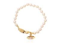 Vivienne Westwood - Simonetta Pearl Bracelet - Femme - Accessoires - Beige - Taille: ONE Size
