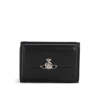Vivienne Westwood Small Flap Grain Portefeuille noir, synthétique, unisexe