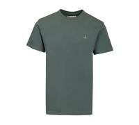 Vivienne Westwood - T-shirt en coton à manches courtes - Homme - Tops - Vert - Taille: L